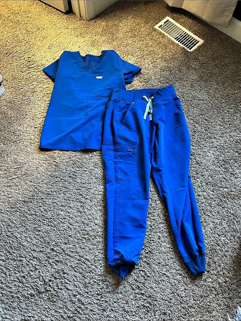 FIGS Technical Collection Blue Scrub Set Size XXs/XS-P